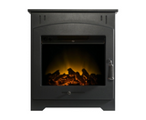 Holston Inset Stove in Black with Remote