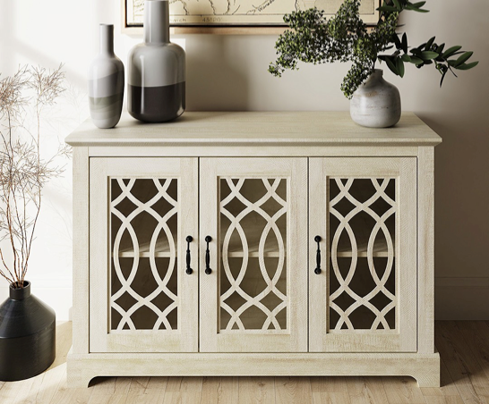 Amelie 3 Door Sideboard Dusty Grey Oak