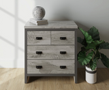 Boston 2+2 Drawer Chest Grey