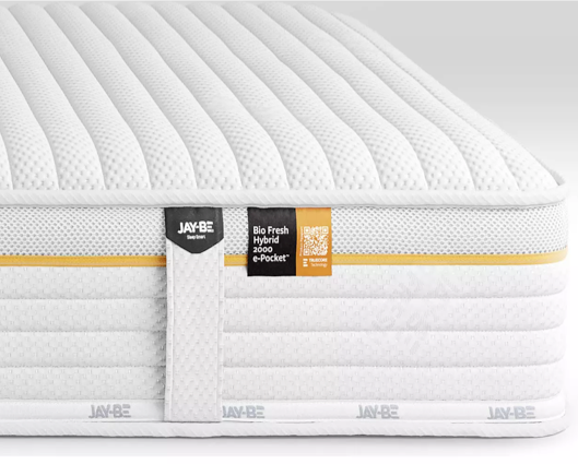 Jay-Be® Bio Fresh Hybrid 2000 e-Pocket Eco-Friendly Mattress - King