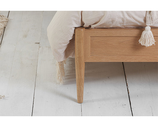 Leonie Double Bed - Oak