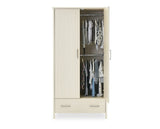 Nika Double Wardrobe - Oatmeal