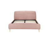 Otley King Bed - Blush Pink