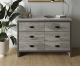 Boston 3+3 Drawer Chest Grey