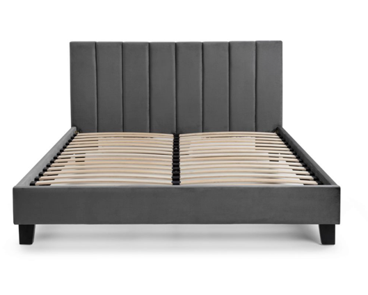 Rosa Double Bed in a Box - Velvet Grey