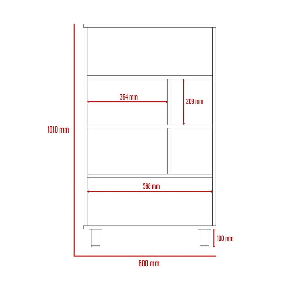 Harvard Display Bookcase