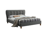 Stockholm King Bed - Grey