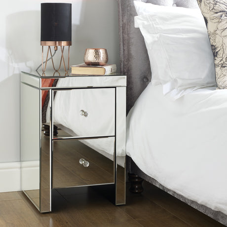 Seville 2 Drawer Bedside