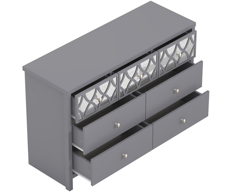 Arianna 3+4 Drawer Chest Cool Grey