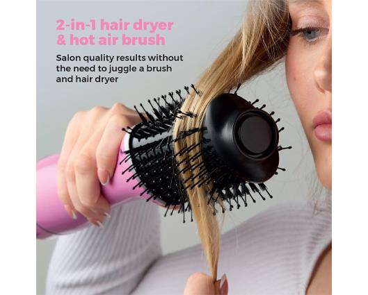 Carmen Oval Hot Air Brush Pink