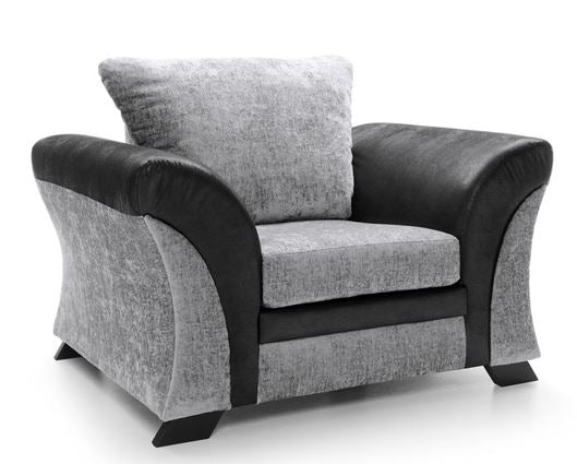 Farrow Armchair - Black & Charcoal