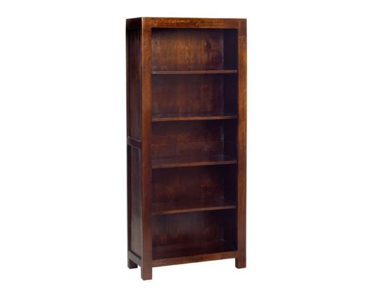 TOKO DARK MANGO LARGE OPEN BOOKCASE