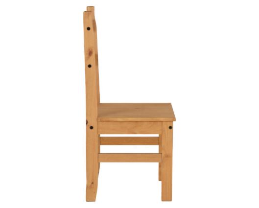 Budget Mexican Chair - Distressed Waxed Pine