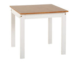 Ludlow 1+2 Dining Set - White/Oak Lacquer