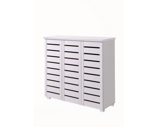 3 Door shoe cabinet