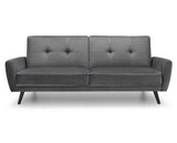 Monza Sofabed in Dark Grey Velvet