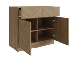 Catania Compact Sideboard Euro Oak