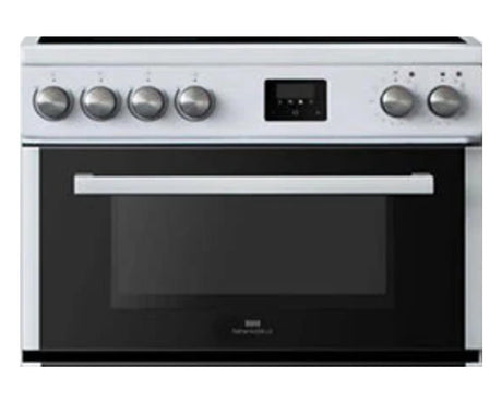 New World NWDO60CW 60cm Double Cavity Electric Cooker with Ceramic Hob
