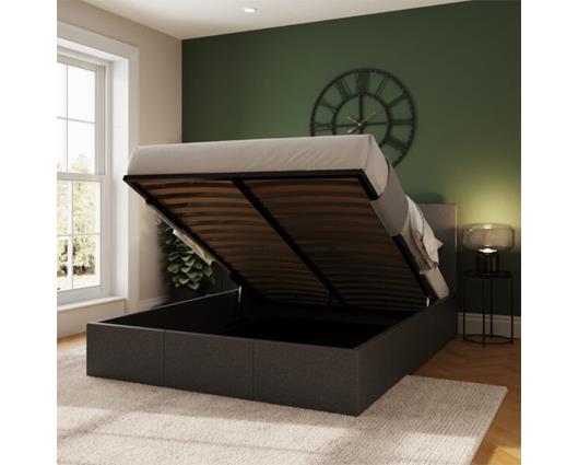 end lift ottoman 135cm grey