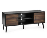 Trent Large TV Stand Up to 55" Walnut & Black