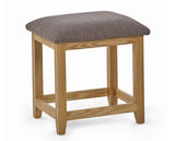 MALLORY SINGLE PEDESTAL DRESSING TABLE + STOOL SET  FSC MIX 70% (INT-COC-002320)