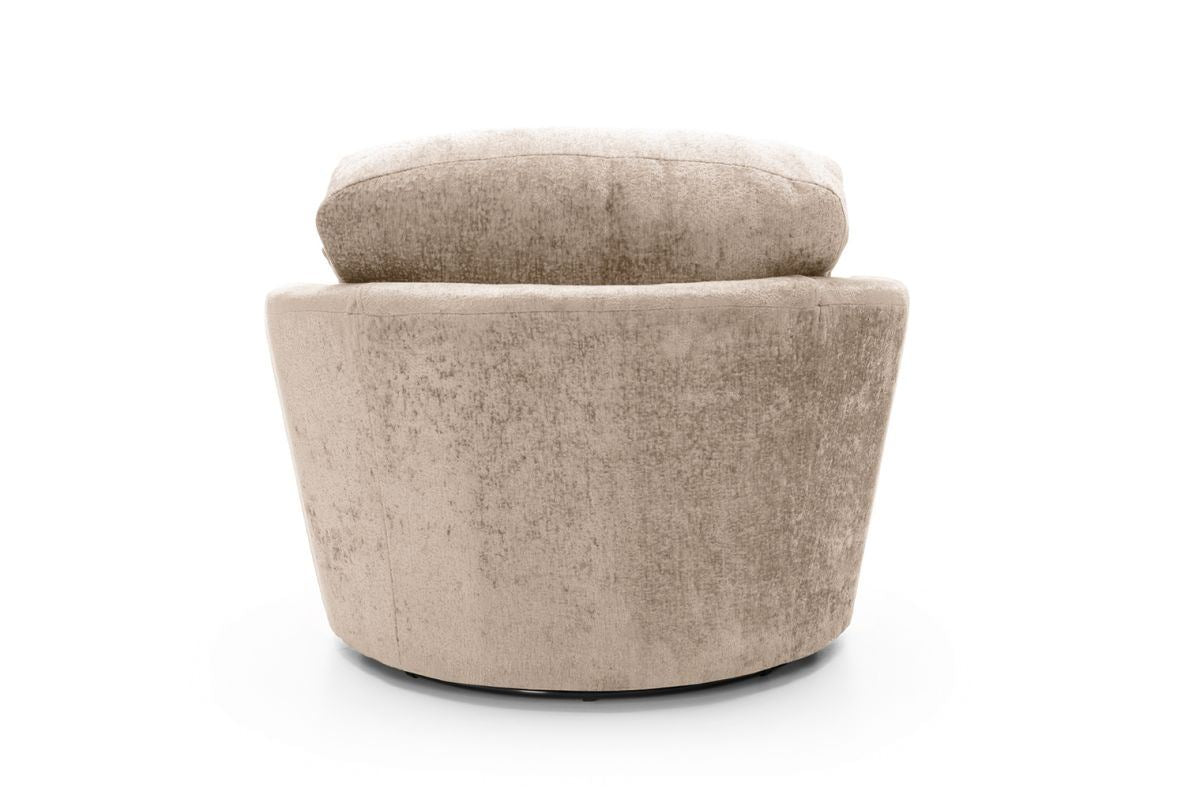 Harriet Swivel Chair - Cream