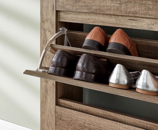 Canyon Oak Shoe Cabinet