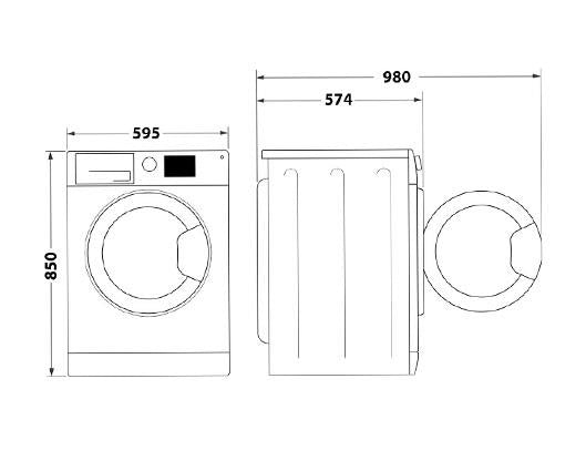 Hotpoint NDB8635WUK 8kg Wash 6kg Dry Washer Dryer