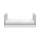 Grace Cot Bed + Fibre Mattress - Warm Grey