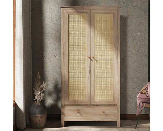 Willow 2 Door 1 Drawer Wardrobe