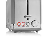 2 Slice Retro Grey Toaster