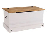 Corona White Storage Trunk