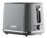 Daewoo Stirling 2 Slice Toaster Grey