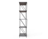 Leyo 5 Tier Shelving Unit Grey