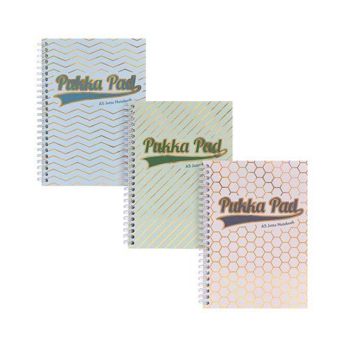 Pukka Pad Haze Jotta A5 Assorted (Pack of 3) 9868AST-HZE