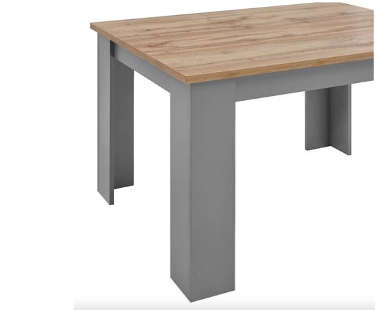 Lisbon Dining Table 120cm with 2 Benches Set