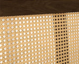 Croxley Rattan Bed Walnut - Double