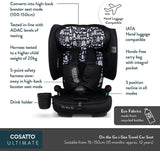 On the Go i-size Travel Car Seat - Itchy Feet Sky
