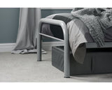 Solo Single Bed - Silver