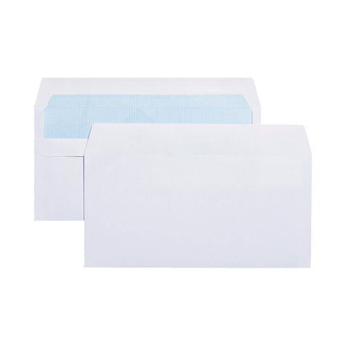 5 Star Value DL Envelopes Self Seal 90gsm White (Pack of 1000) 88469