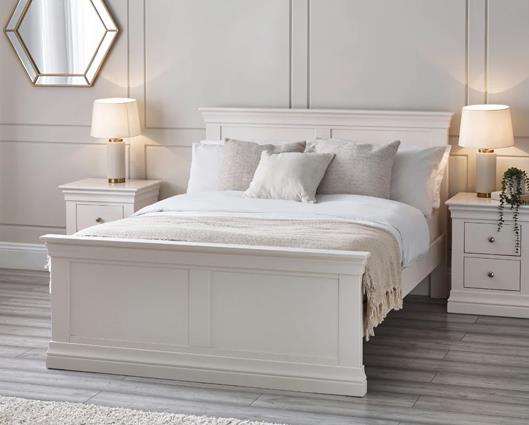 Clermont Bed Surf White - Double