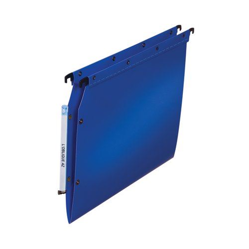 Elba Ultimate Lateral File Vbtm PP A4 Blue (25 Pack) 100330583