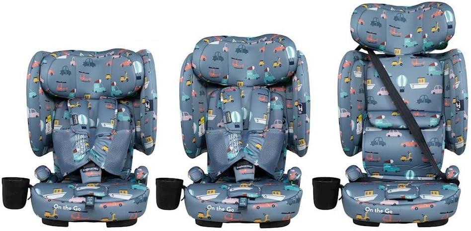 On the Go i-size Travel Car Seat - Itchy Feet Sky