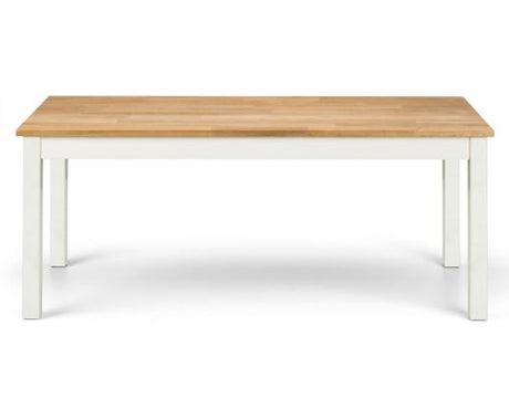 COXMOOR COFFEE TABLE - WHITE & OAK