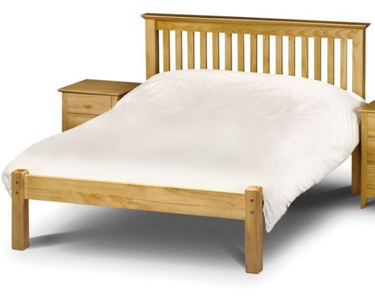 Barcelona Double Bed - Pine