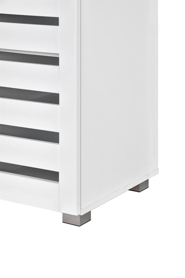 Euston 3 Door Shoe Cabinet - White