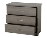 Lisbon 3 Drawer Chest - Black Wood Grain
