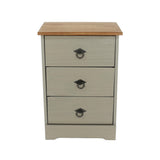 Corona Classic 3 drawer bedside cabinet