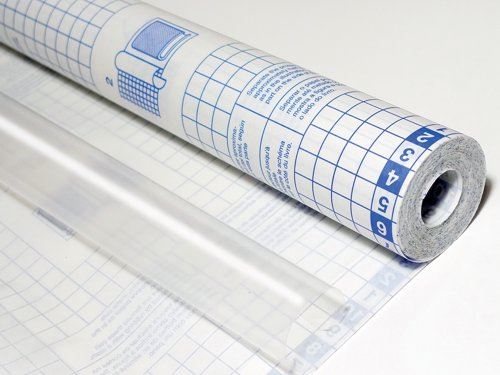 Sadipal Self Adhesive Book Covering Roll 50 Micron 450mm x 10m Clear FBC12847