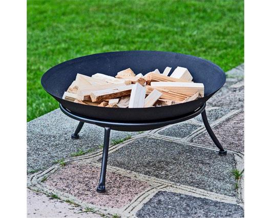 Black Melbourne Cast Iron Fire Pit
